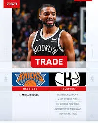 Brooklyn Nets Complete Trade With New York Knicks